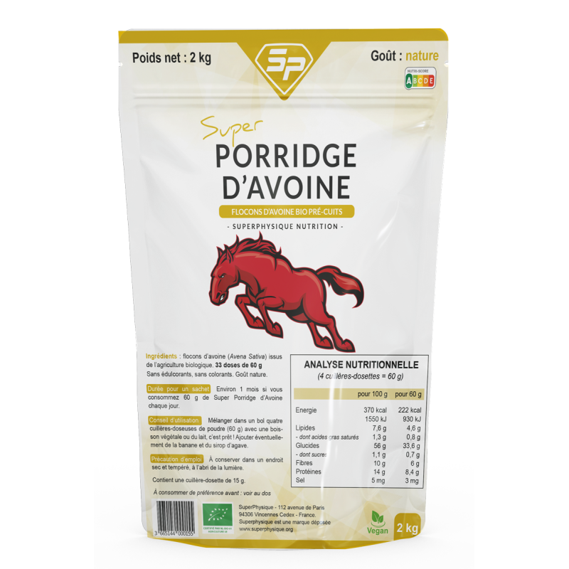 Super Porridge d'Avoine BIO SuperPhysique Nutrition