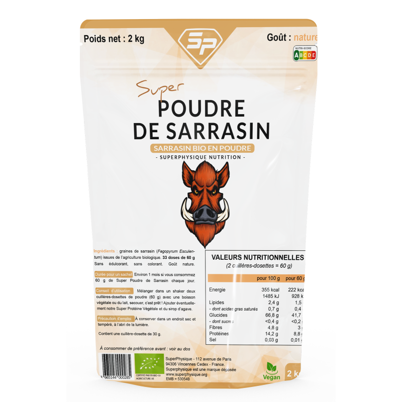 Super Poudre de Sarrasin BIO SuperPhysique Nutrition